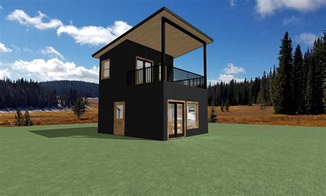 Shipping Container House Plan 23-201 - Ace Custom Home Designs
