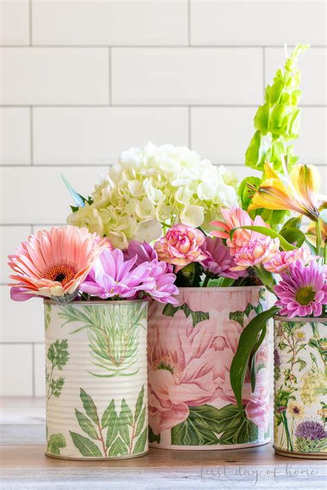 How to Decoupage Cans: Easy Craft Idea