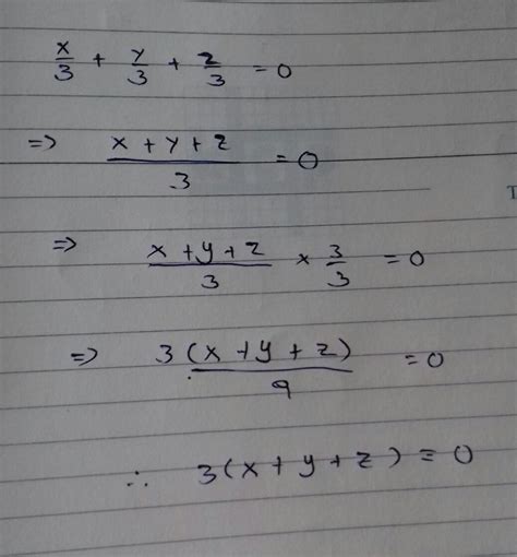 If x1/3+y1/3+z1/3= 0 then find the value of (x+y+z)3 . - Brainly.in