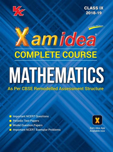 Xam Idea Complete Course Mathematics Class 9 for 2019 Exam : VK Global ...