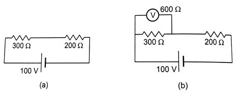 (a)find the potential drops across the two resistors shown in figure ...