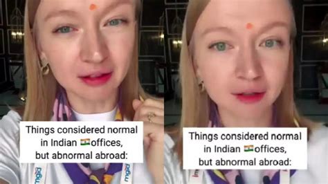 Russian woman lists 10 Indian office habits that amazed her after 12 ...