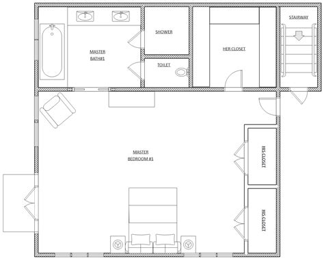 Master Bedroom Plans Layout