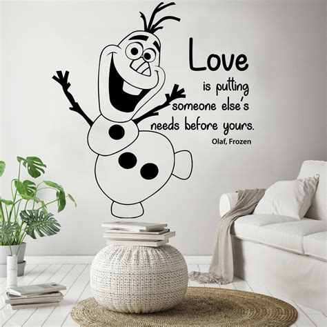 Olaf Frozen Quotes Love