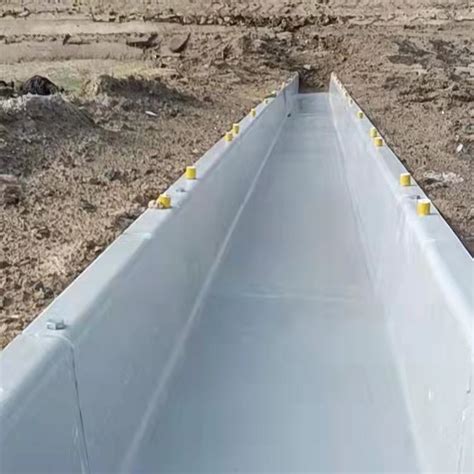 玻璃钢急流槽 高速公路护坡用排水天沟 耐酸腐蚀U型槽 现货速发