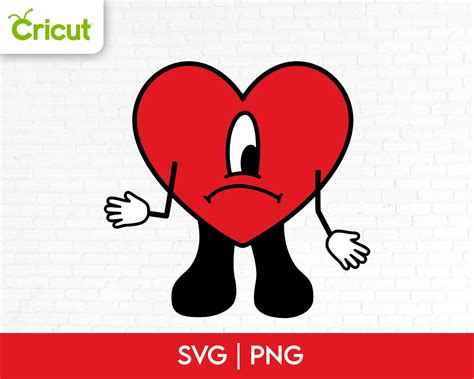 Bad bunny svg png eps dxf un verano sin ti svg sad heart svg baby ...