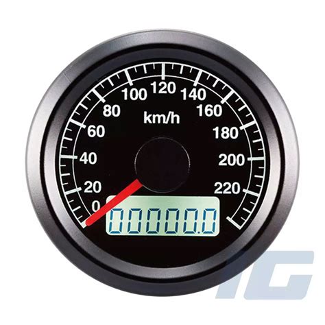 48ES Series 48mm Black Face Universal Aftermarket Gauge – Electronic ...