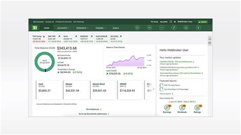 Image result for TD WebBroker Examples