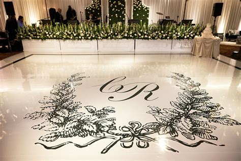 Wedding Monogram Dance Floor