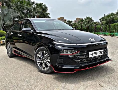 all-new 2023 Hyundai India Verna sedan modified with aftermarket body kit