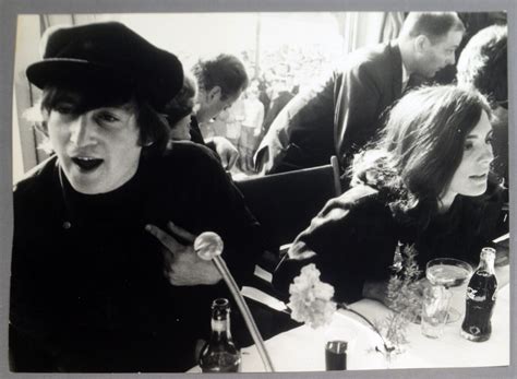 Vintage Beatles Pics: John With Eleanor Bron