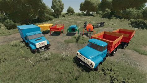ПАК МОДУЛЕЙ ЗИЛ 130 v1.0.0.1 | Farming Simulator 25 мод | FS22 МОДЫ