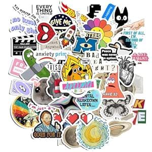 Animo India Vinyl 50pcs Demon Aesthetic Fanart Self Adhesive Sticker ...
