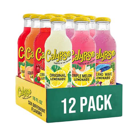 Calypso Lemonade, 6 Flavor Variety Pack, Made with India | Ubuy
