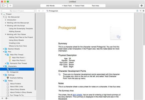 Script Writing App 的图像结果