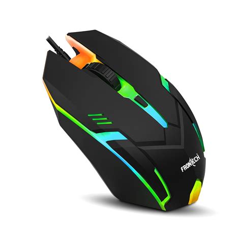 Amazon.in: Buy FRONTECH Wired USB Gaming Mouse | 3 Button Mouse| RGB ...