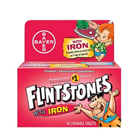 Flintstones Children's Multivitamin plus Iron India | Ubuy