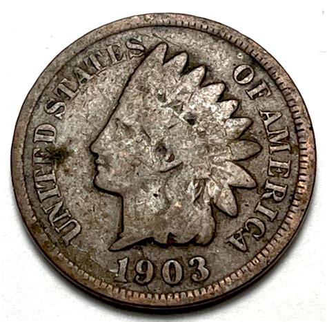 1903 Indian Head Cent Bronze Composite Penny. 61031 - For Sale, Buy Now ...