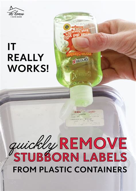 Image result for How to Get Labels Off Plastic Containers
