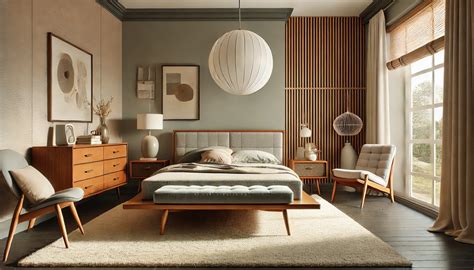 Mid-Century Modern Bedroom Design | Home Designing