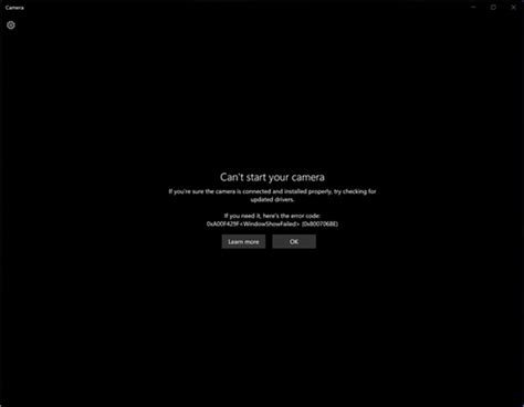 [ProArt Studiobook] Microsoft camera app exception repair method ...