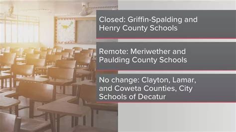 Metro Atlanta Friday severe weather school closings | List | 11alive.com