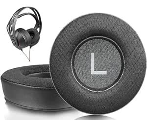 SOULWIT Mesh Fabric Earpads Replacement for Plantronics (Poly) Rig 400 ...