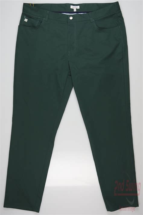 New Mens Peter Millar Golf Pants 40 x32 Green MSRP $158 | 2nd Swing Golf