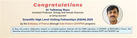 Kudos to Dr Tathamay Basu