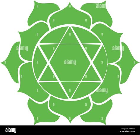 anahata heart chakra symbol Stock Vector Image & Art - Alamy