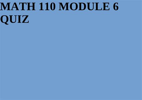 Image result for Lime Spring M110 Module 1 Exam