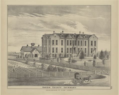 Hardin County Infirmary - Page 123, Ohio 1879 Old Town Map Custom ...