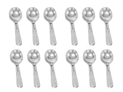 Buy Kraxta™ Stainless Steel Masala Spoons for Small Containers Mini ...