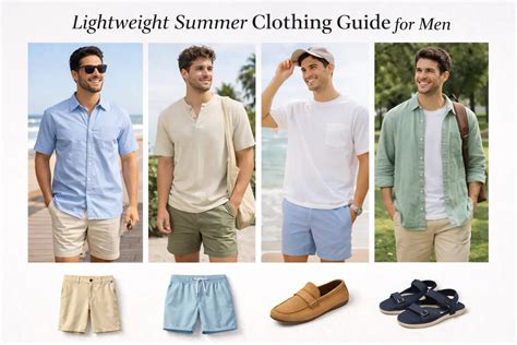 Lightweight Summer Clothing Guide for Men 2026 – W.T.F - Witnessing ...