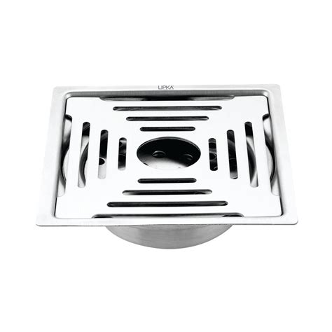 Green Exclusive Square Flat Cut Floor Drain (6 x 6 Inches) with Hole a ...
