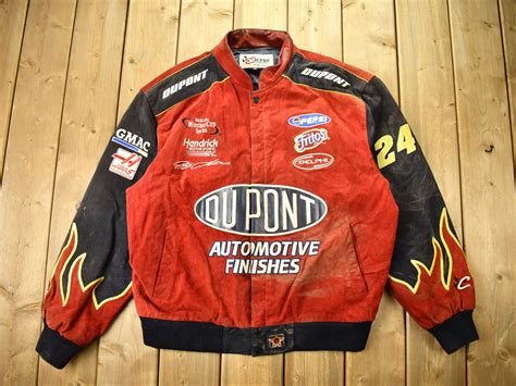 Vintage NASCAR Jeff Gordon 24 DuPont American made racing jacket ...