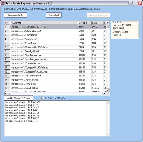 Unity Assets Explorer 的图像结果