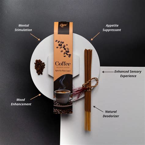 Natural Coffee Incense Sticks-(Pack of 51 sticks) – Charu Perfumery House