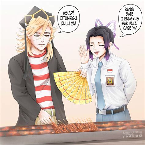 Douma and Kochou Shinobu (AU) | Demon Slayer, on ArtStation at https ...