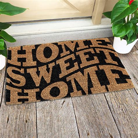 OnlyMat Home Sweet Home Design Coir Doormat