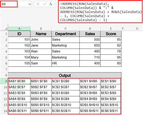 Return Cell Address Excel 的图像结果