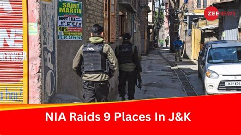 NIA Raids 9 Places In Jammu And Kashmir Linked To Hybrid Terrorists ...