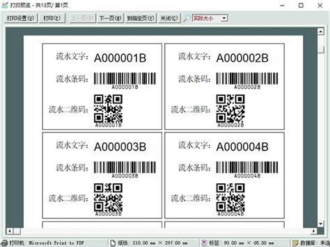 Labelmx-帮助教程-打印中间流水码