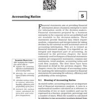 NCERT Textbook - Accounting Ratios - Accountancy Class 12 - Commerce ...
