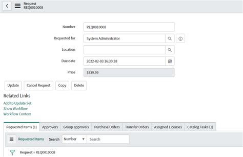 Image result for Create a Request in ServiceNow