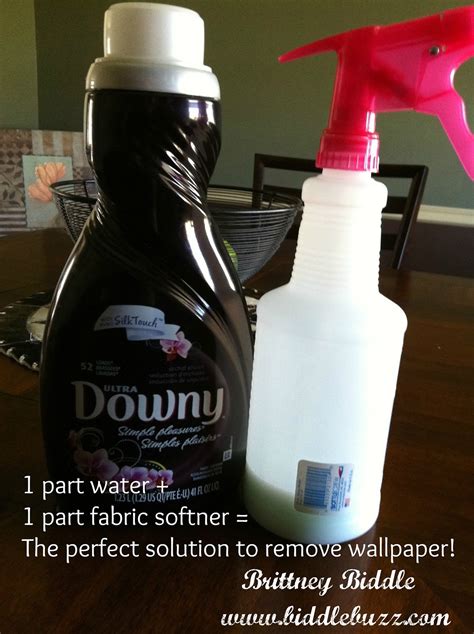 Remove Wallpaper With Fabric Softener at Alex Stallings blog