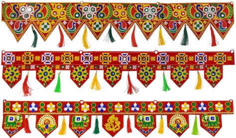 PRAMUKH FASHIONS Toran Bandarwal & Traditional Door Hanging for Main ...