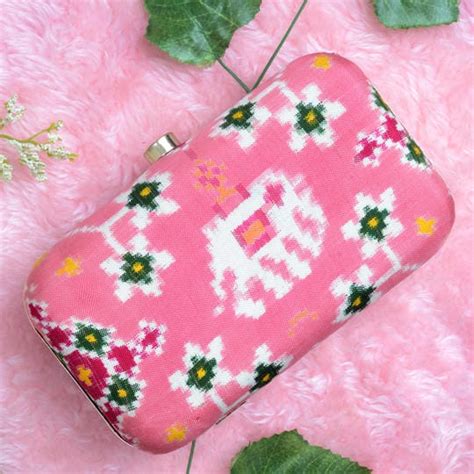 Double Ikat Patola Clutch – My Store