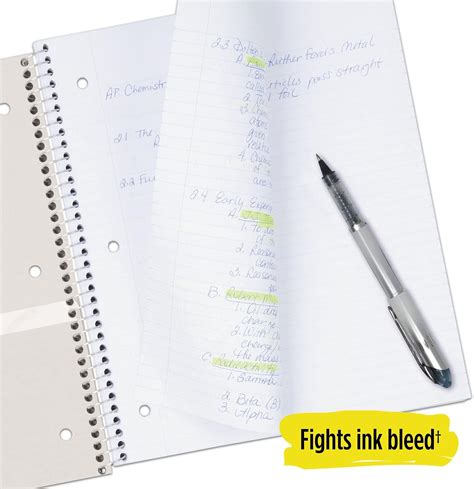 Buy Five Star Spiral Notebook, 1-Subject, College Ruled Paper, 11 x 8-1 ...