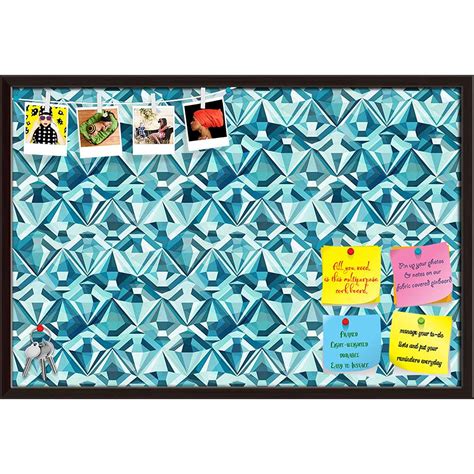 ArtzFolio Diamonds Bulletin Board Notice Pin Board | Vision Soft Board ...